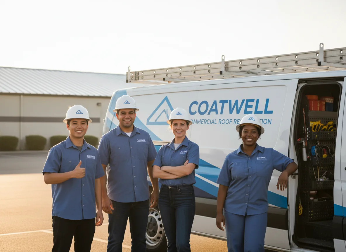 Commercial roof coating company in Freeman, MO